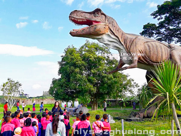 華龍藝術(shù)主題公園戶外園林景區(qū)大型仿真恐龍擺件18M